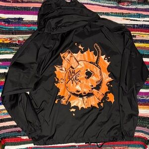 Backtrack “Darker Half” 1/4 Zip Hooded Pullover Pack-Away Windbreaker